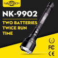 1000m Dual Batteries Long Run Time LED Flashlight Torch Lamp (NK-9902)
